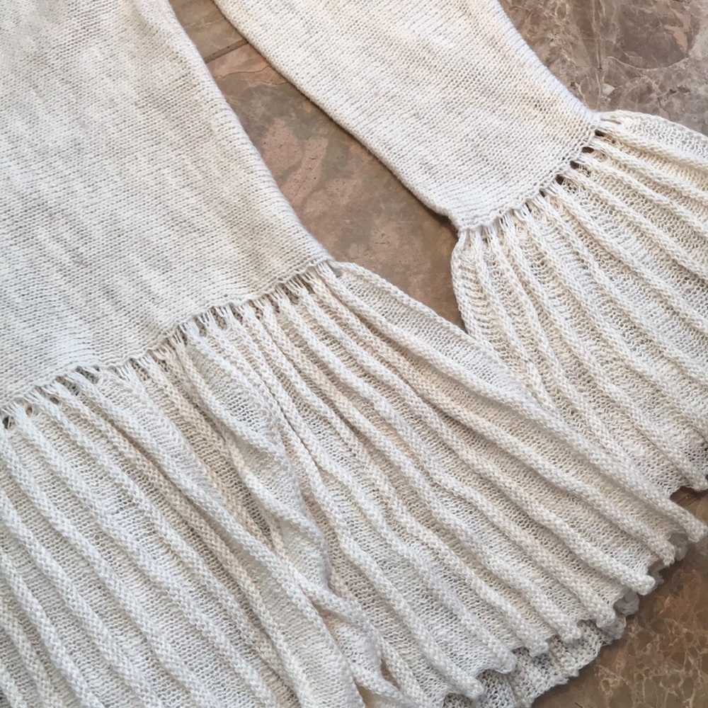 MSSP Open Front Ruffle Sleeve Cardigan - Picture 5 of 5